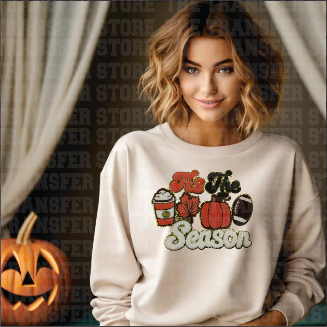 Tis the Season Chenille Patch
