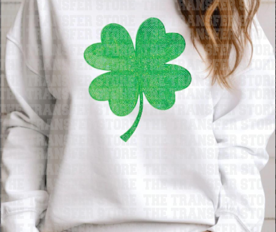 Shamrock Sequin Patch