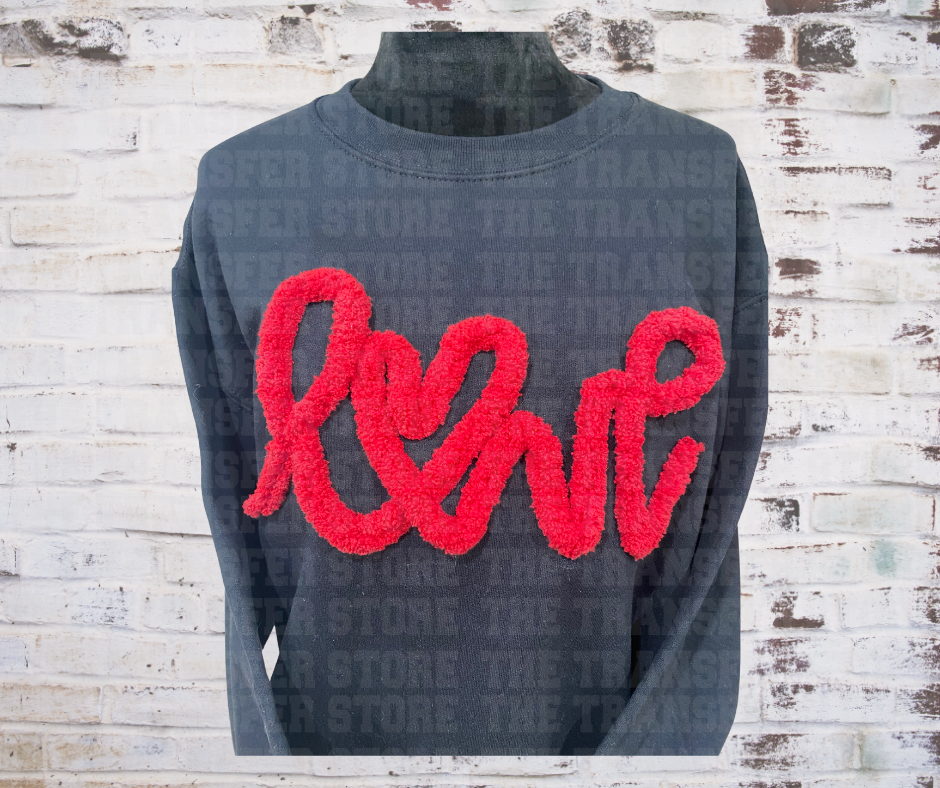 Love Chenille Yarn Shirt