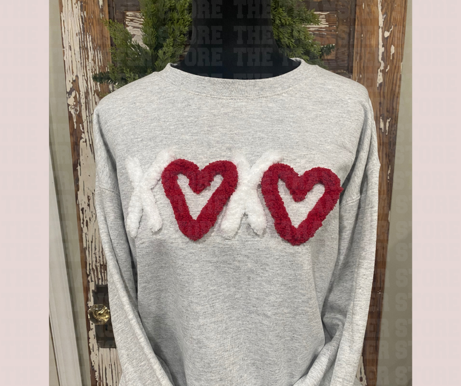 XOXO Chenille Yarn Shirt