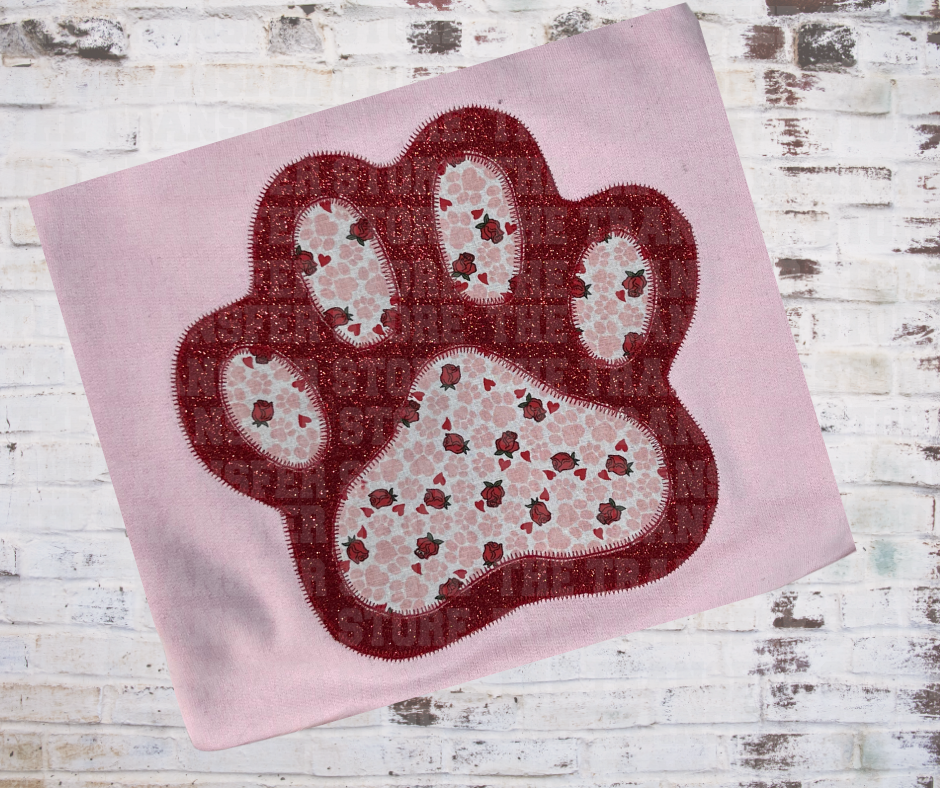 Valentine's Day Pet Paw