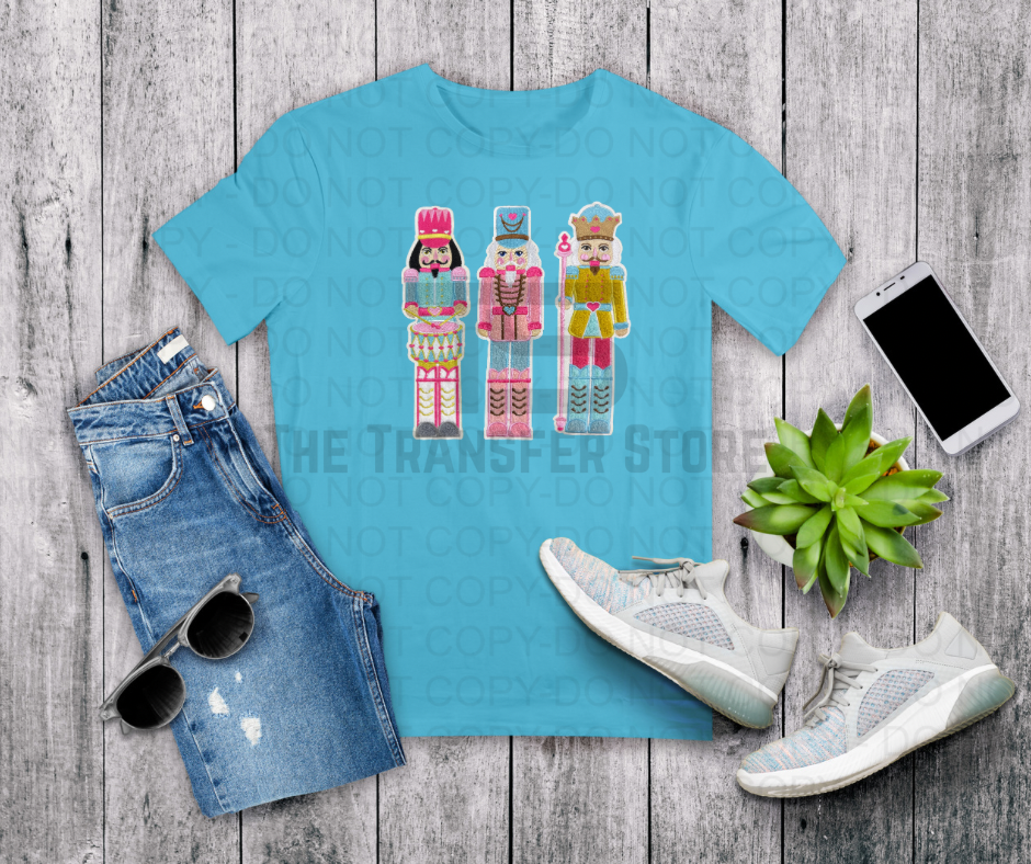 Nutcracker Trio Chenille Patch