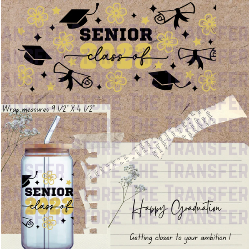 Senior 2023 Graduate UV DTF Cup Wrap 16oz