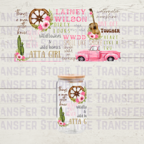 Atta Girl UV DTF Cup Wrap 16oz