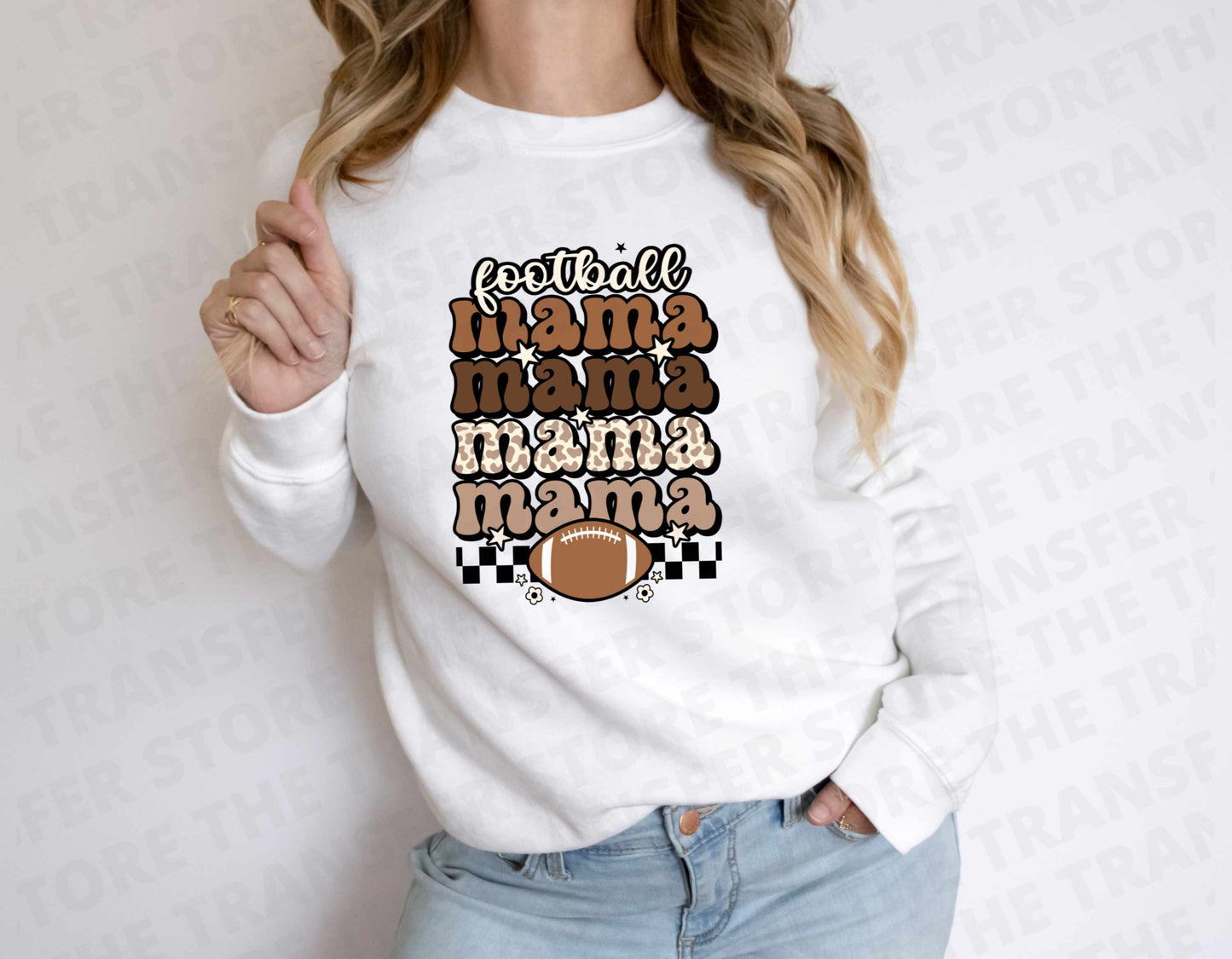 Football Mama Stacked