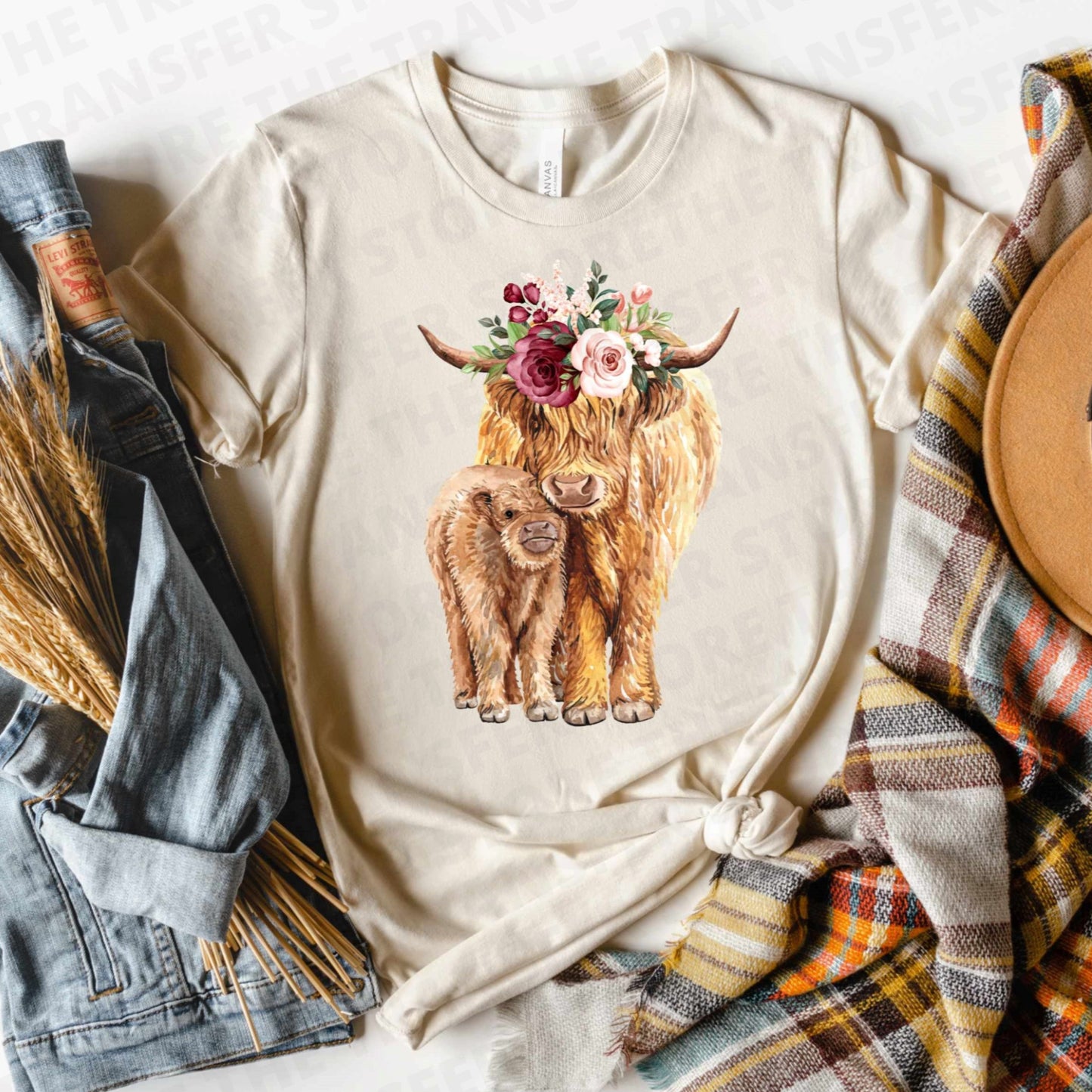 Boho Cow/Calf