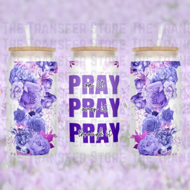 Pray On It UV DTF Cup Wrap 16oz