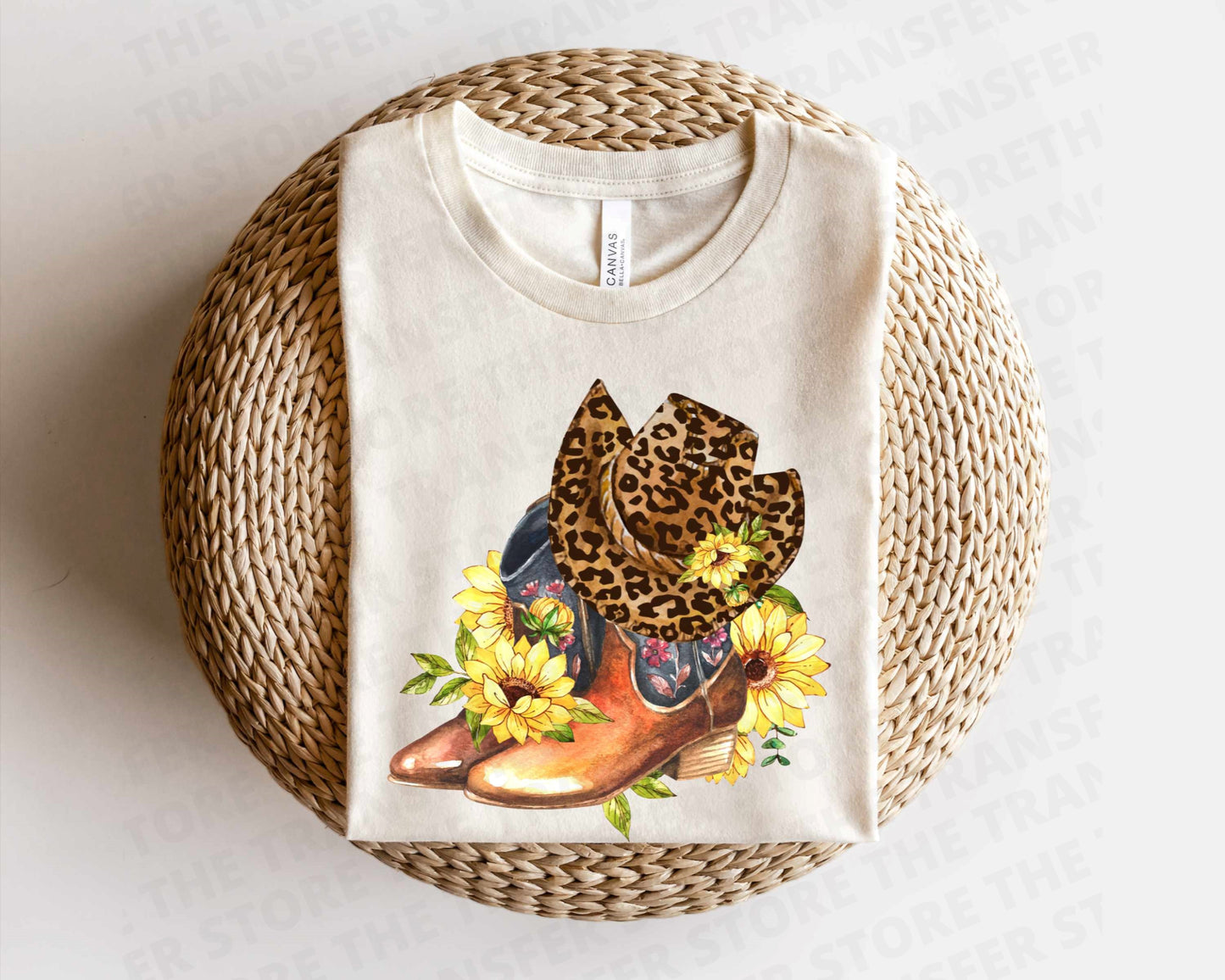 Boots/Sunflower/Hat