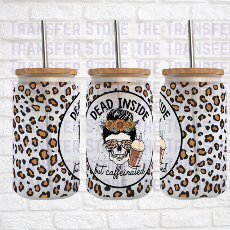 Dead Inside UV DTF Cup Wrap 16oz