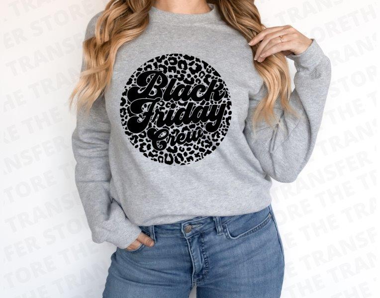 Leopard Black Friday Crew