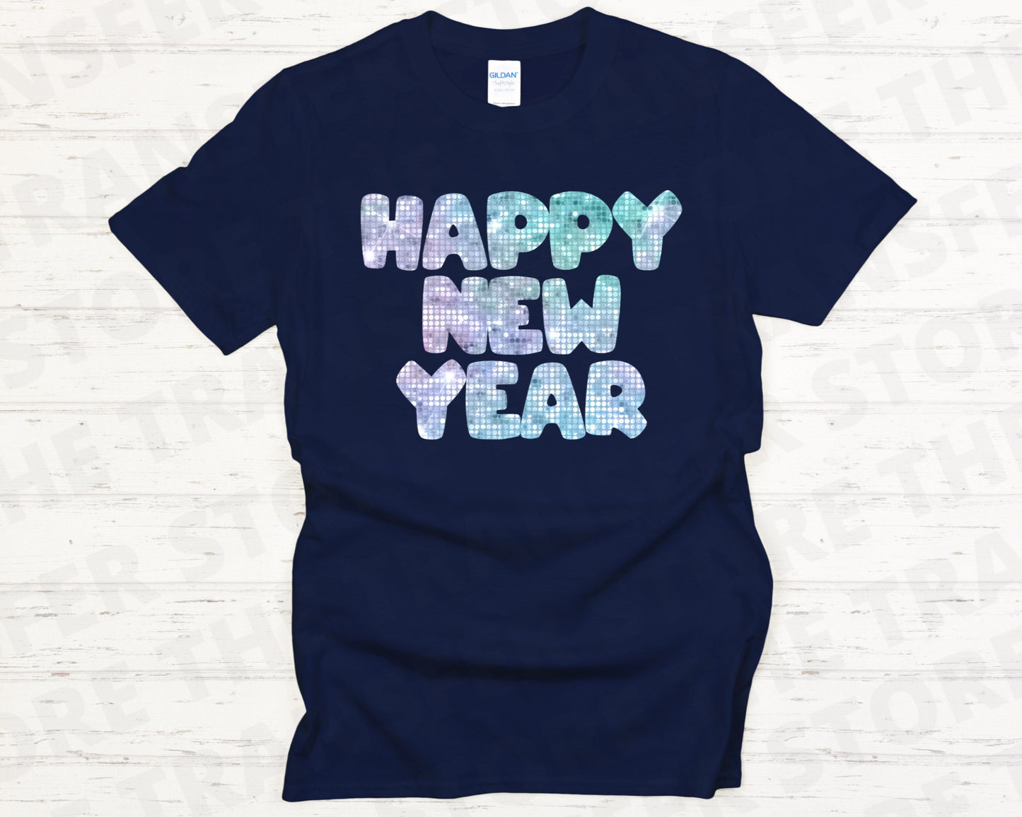 Happy New Year Holographic Bling