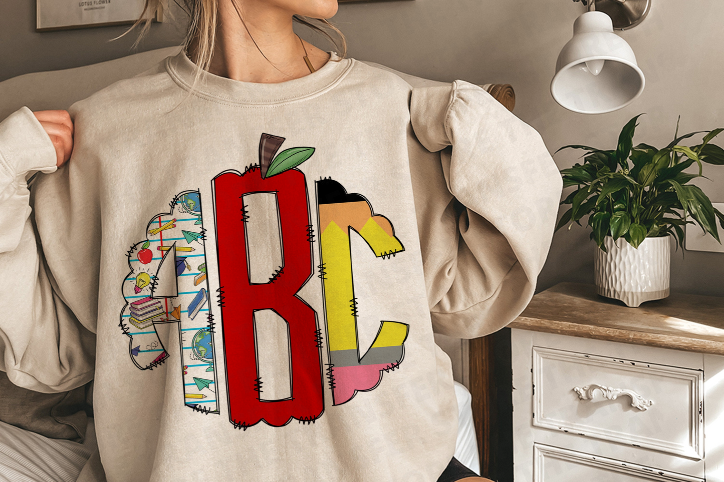 Teacher/School Monogram