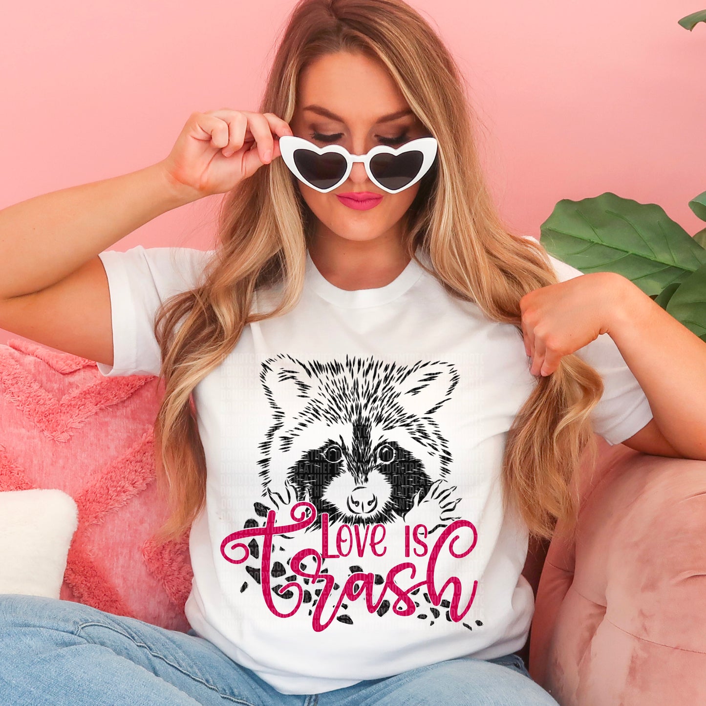 Love Is Trash Pink
