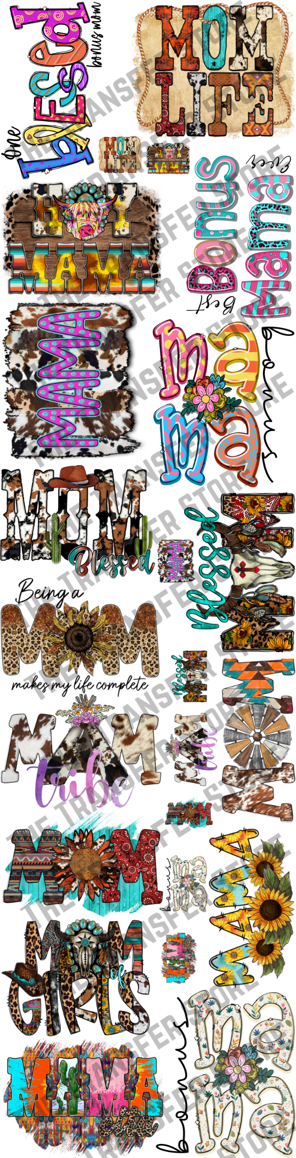 Mother's Day Gang Sheet #1