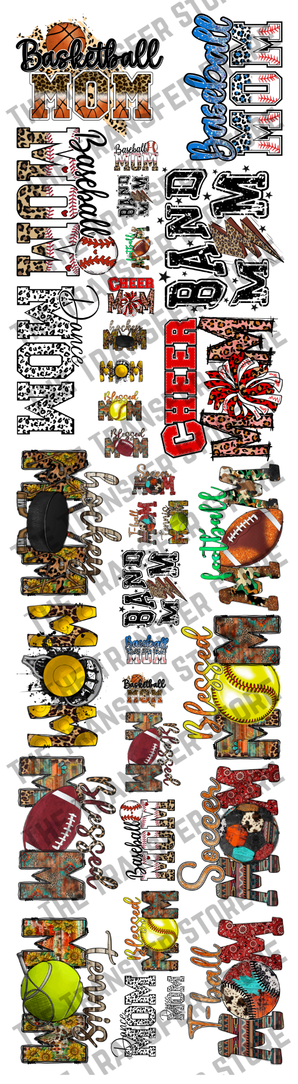 Mother's Day (Sporty Mom) Gang Sheet #2