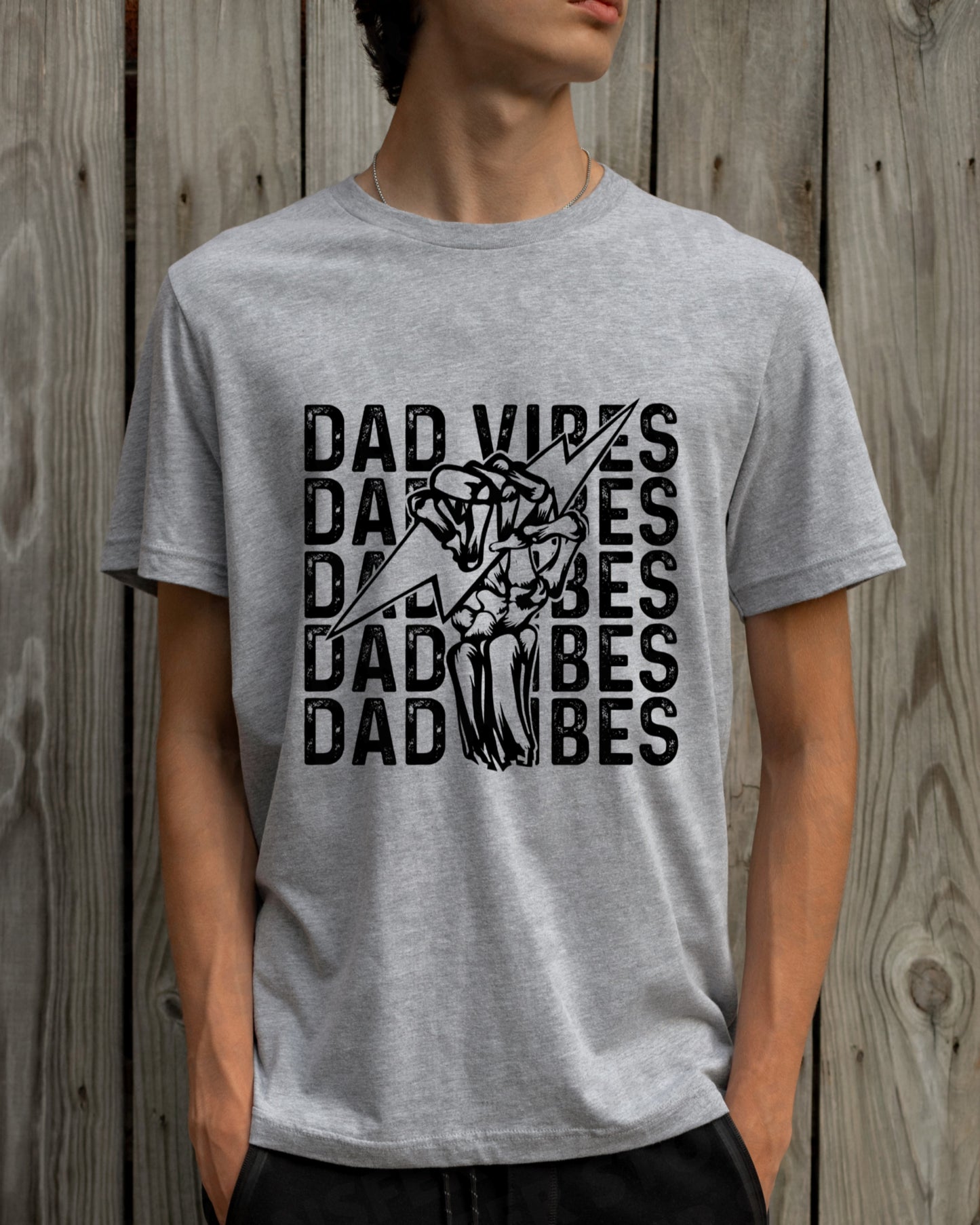 Dad Vibes Lightning Bolt