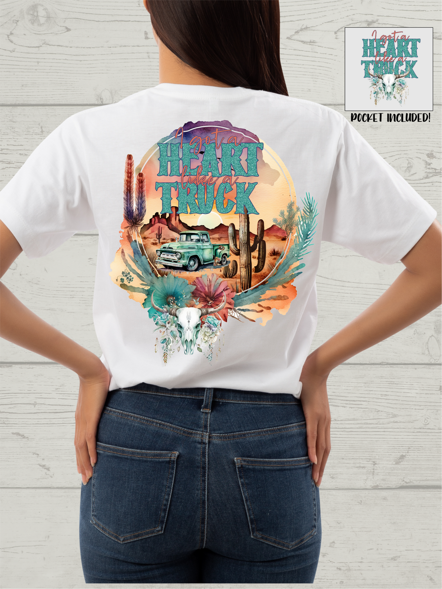 Heart Like a Truck Oval- Original