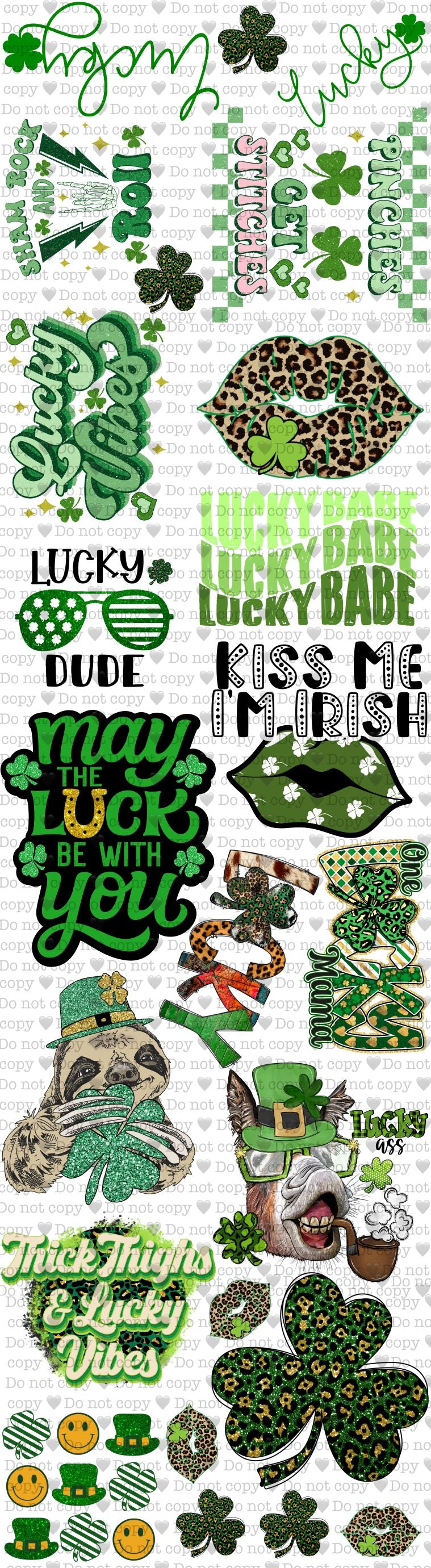 St Patricks Day Gang Sheet- Gang Sheet #2