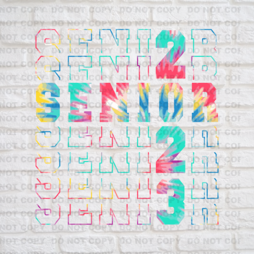 Tie Dye Senior Echo