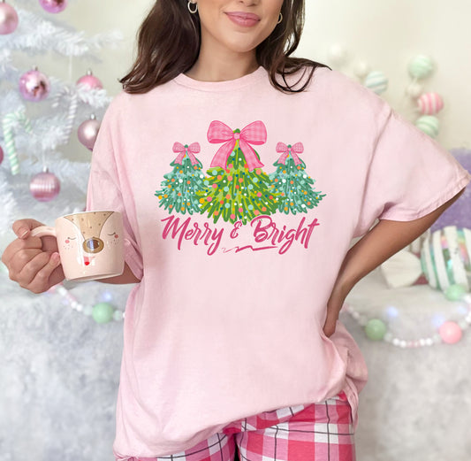 MERRY AND BRIGHT - LIGHT PINK