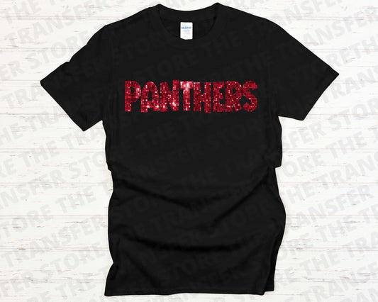 Panthers Red Bling