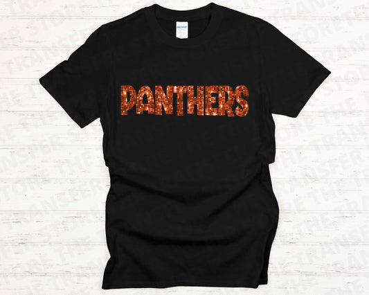 Panthers Orange Bling