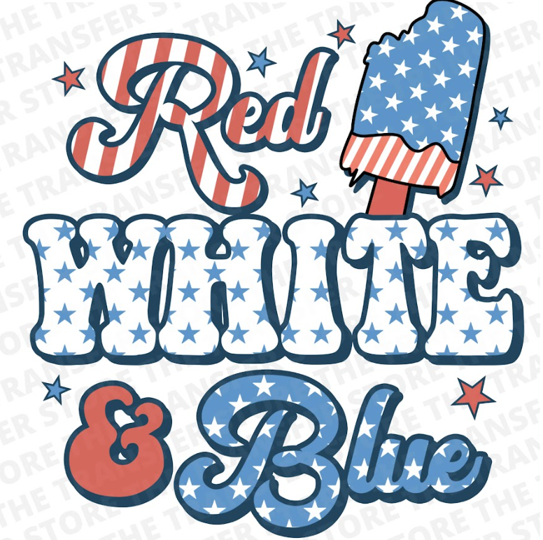 Red White And Blue Ice Cream