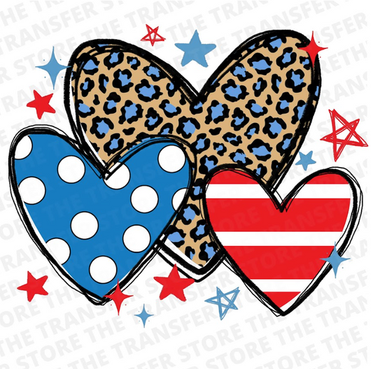 USA Retro Heart