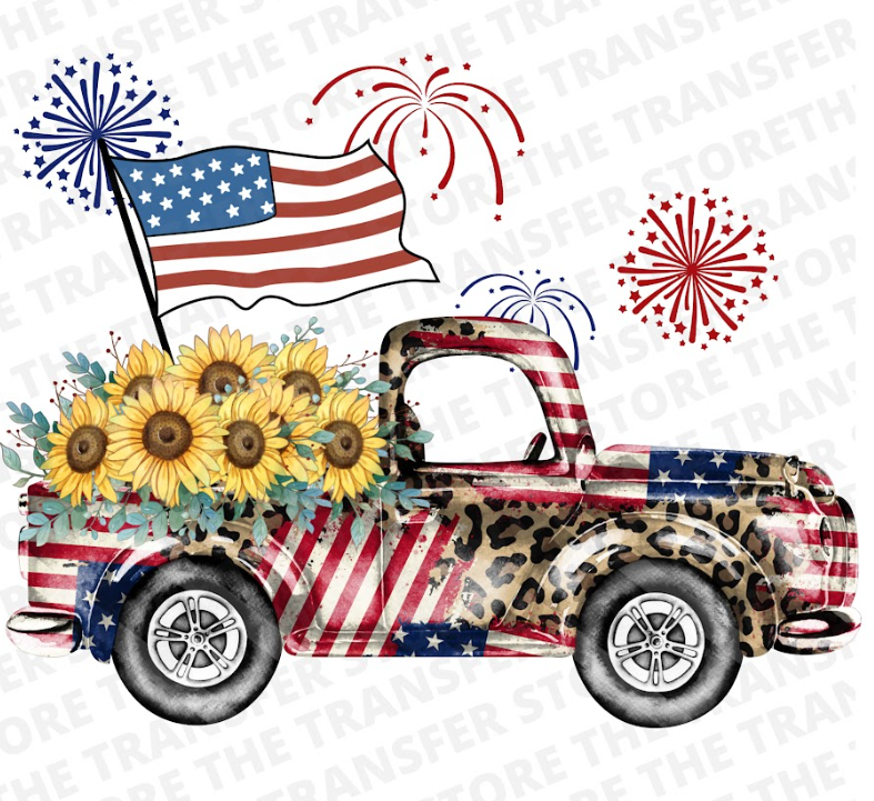 USA Sunflower Truck