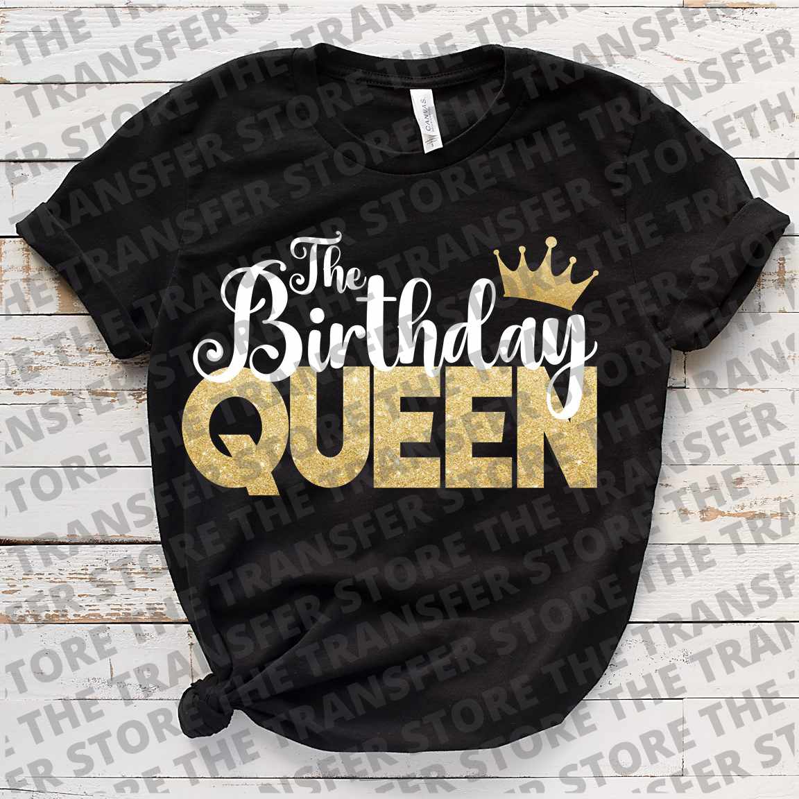 Birthday Queen White – The Transfer Store