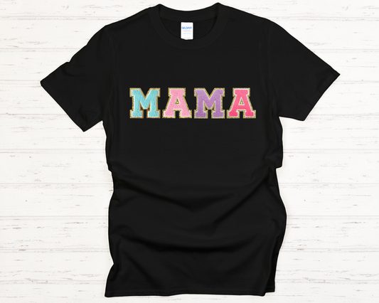 Mama Faux Chenille Letters