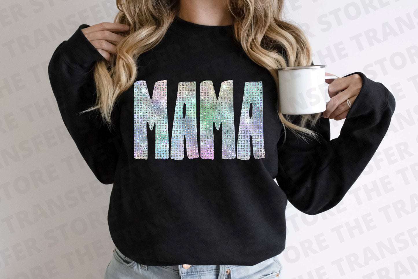 Mama Holographic Bling