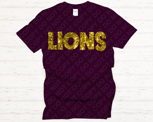 Lions Gold Bling