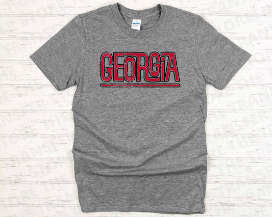 Georgia Printed T-Shirt- Size XL
